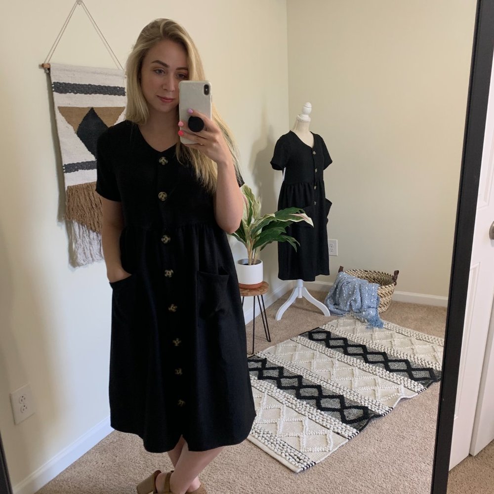 All Buttoned Up Dress - Picture 2 of 3